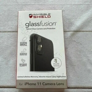 NEW Invisible shield glass fusion hybrid glass camera lens protection. N…